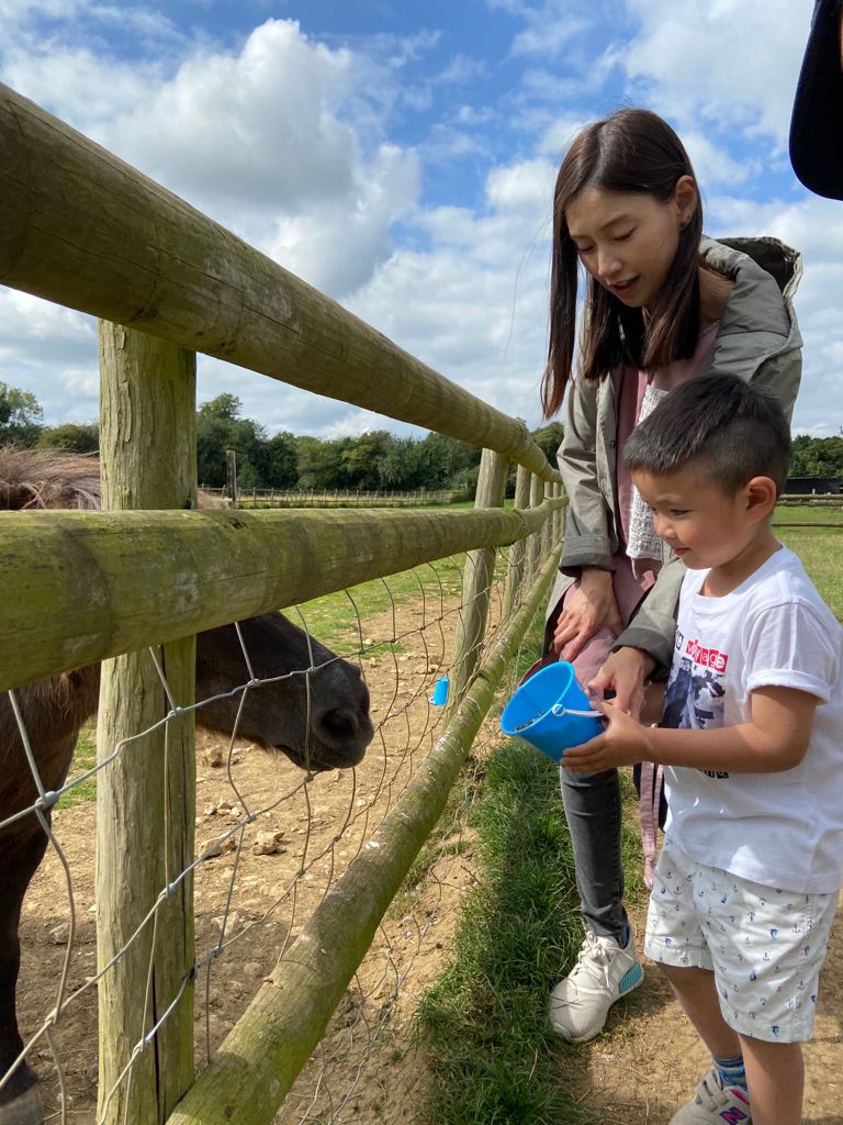 在鄉郊生活，Ashley一家多了機會親親大自然。