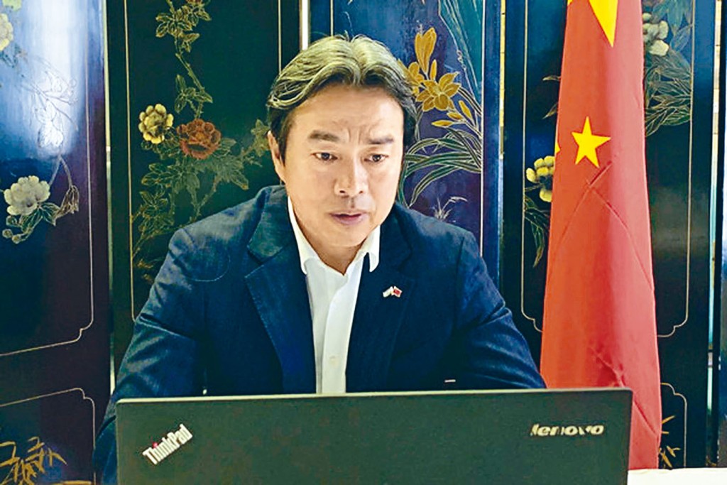 杜偉上周二與以色列官員舉行視像會議。
