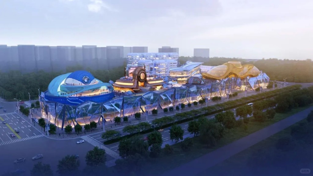 火星人居科幻城概念圖。小紅書@只在此通州 火星人居科幻城概念圖。小紅書@只在此通州