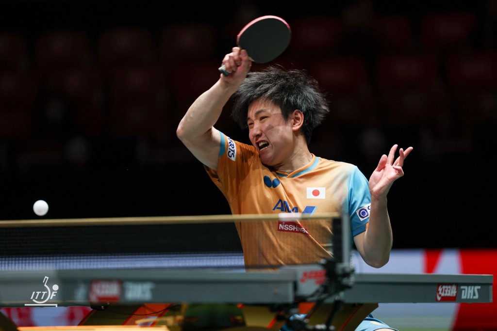 張本智和在混合團體世界盃接連出現尷尬事件。ITTF圖片
