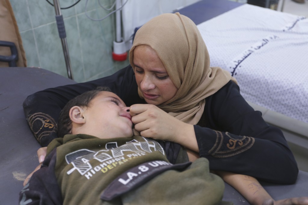 聯合國兒童基金會指出，加沙每天有超過420名兒童死傷。美聯社