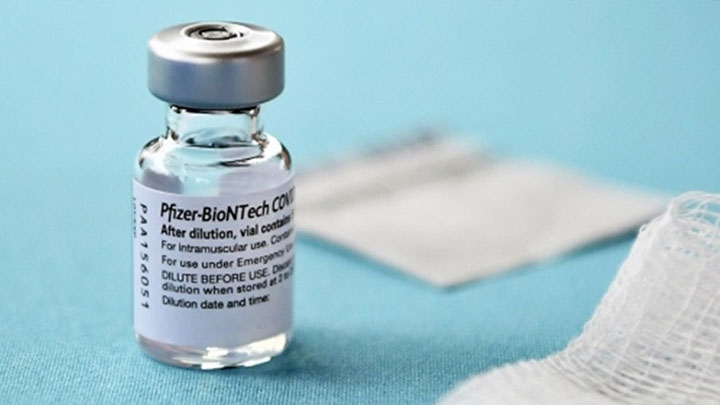 新一批約19萬劑復必泰疫苗付運抵港。資料圖片