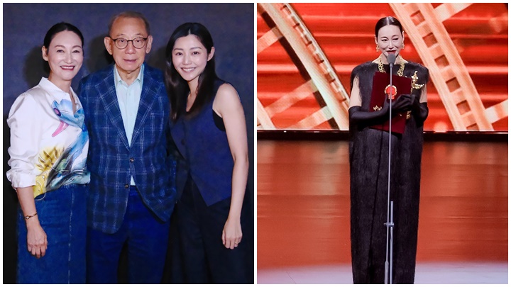 惠英紅早前於第二十屆中國電影華表獎獲頒「優秀女演員」獎,英皇集團主席楊受成博士馬上豪搞慶功宴。
