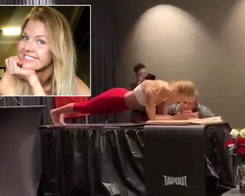 加國瑜伽教練創下女子平板支撐新紀錄。(網圖)