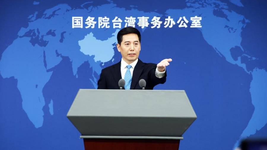 國台辦發言人彭慶恩。 新華社