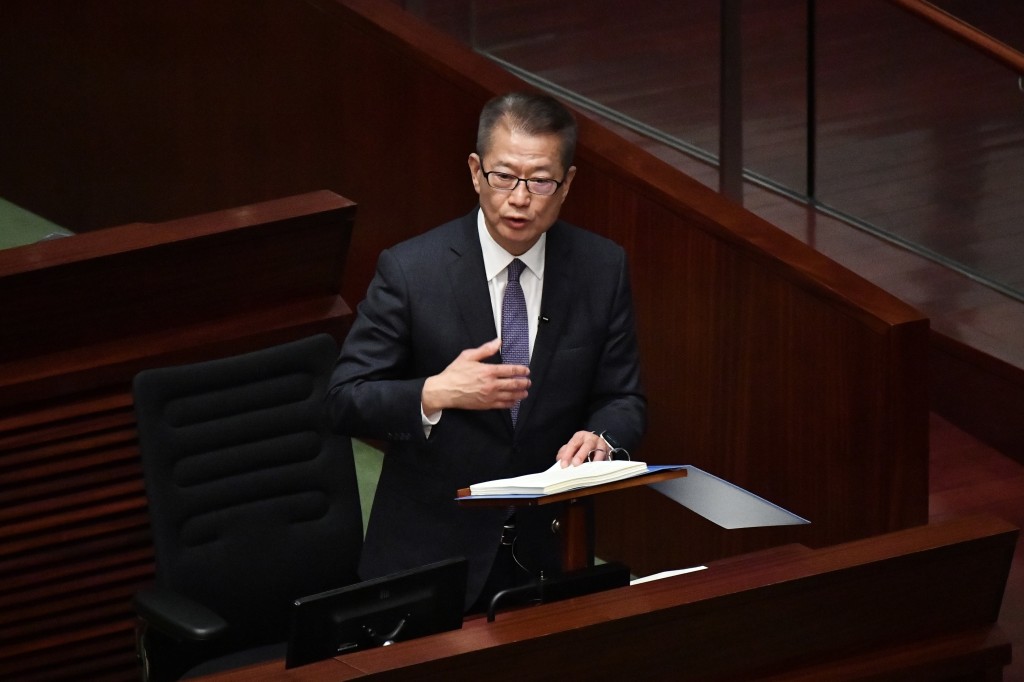 財政司司長陳茂波。蘇正謙 財政司司長陳茂波。蘇正謙