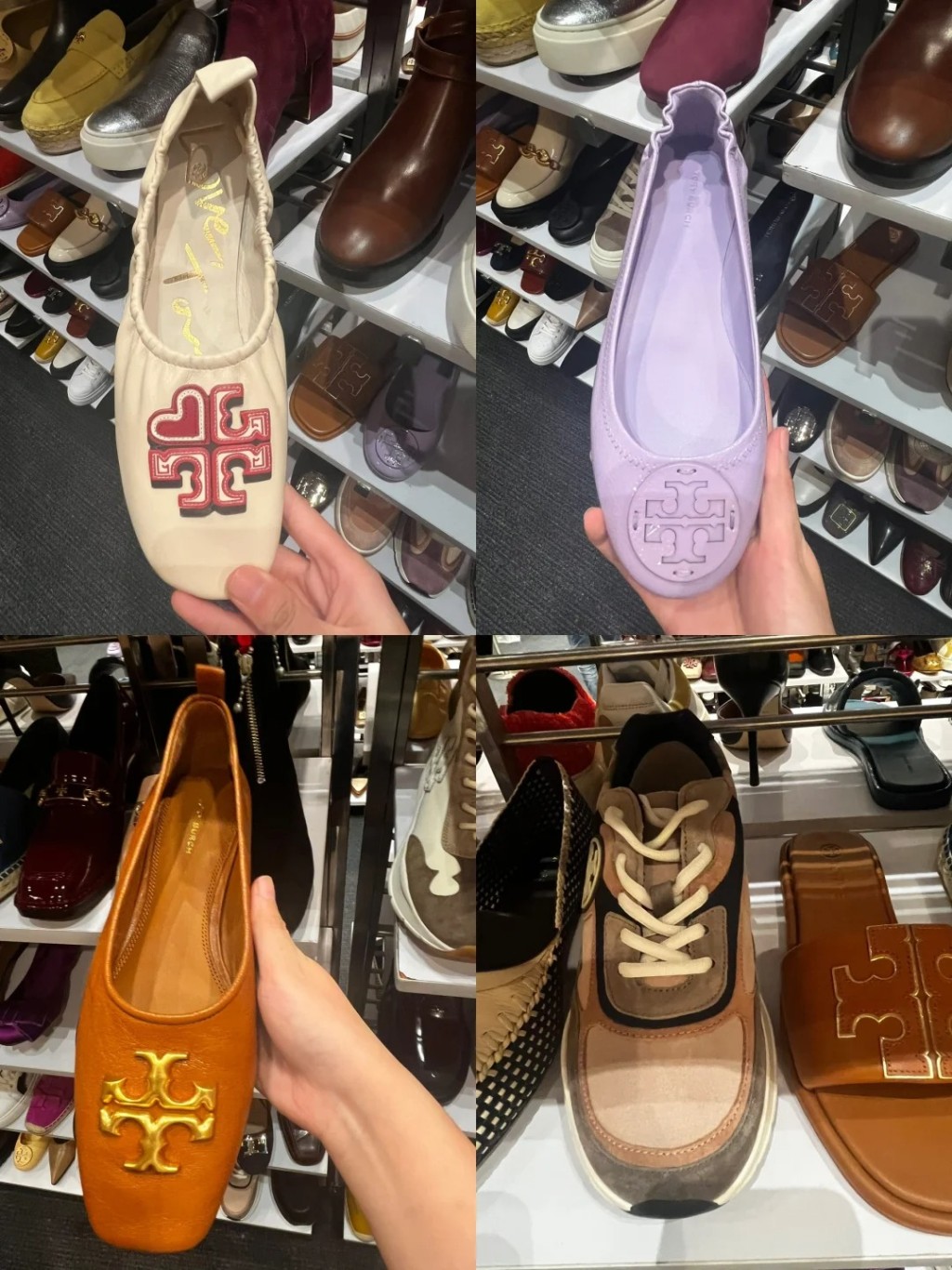 「TORY BURCH SALE」開倉亦有大量鞋款減價，除了女士們職場必備的平底鞋