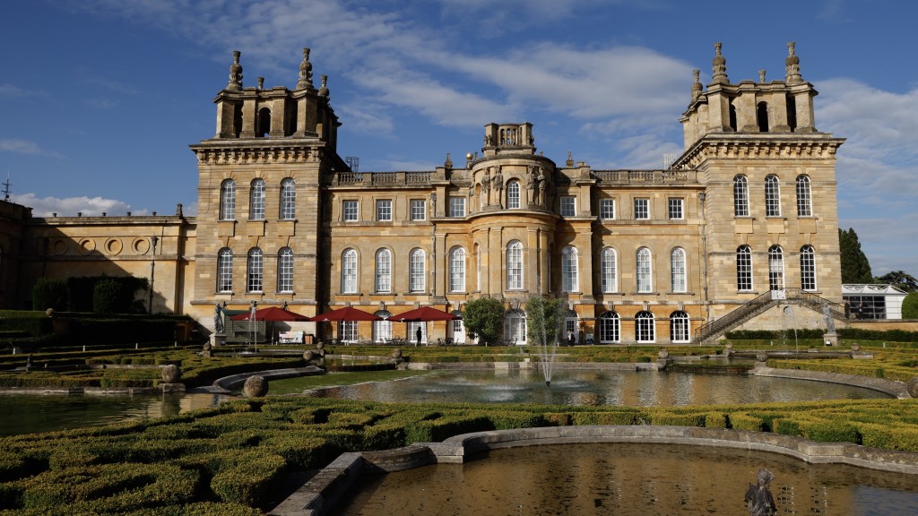 布伦海姆宫。 法新社 布伦海姆宫。 法新社