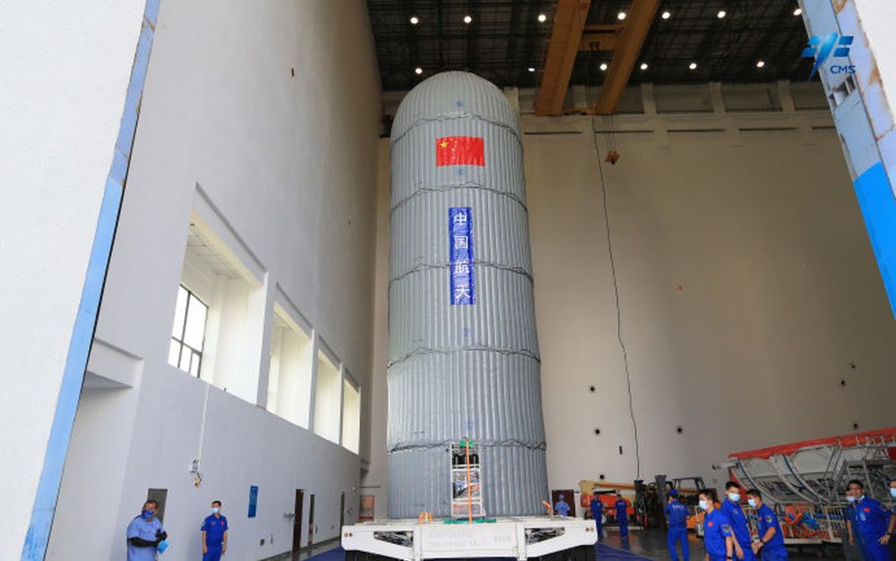 梦天实验舱运抵文昌航天发射场以来，已先后完成技术区总装、测试等工作。资料图片