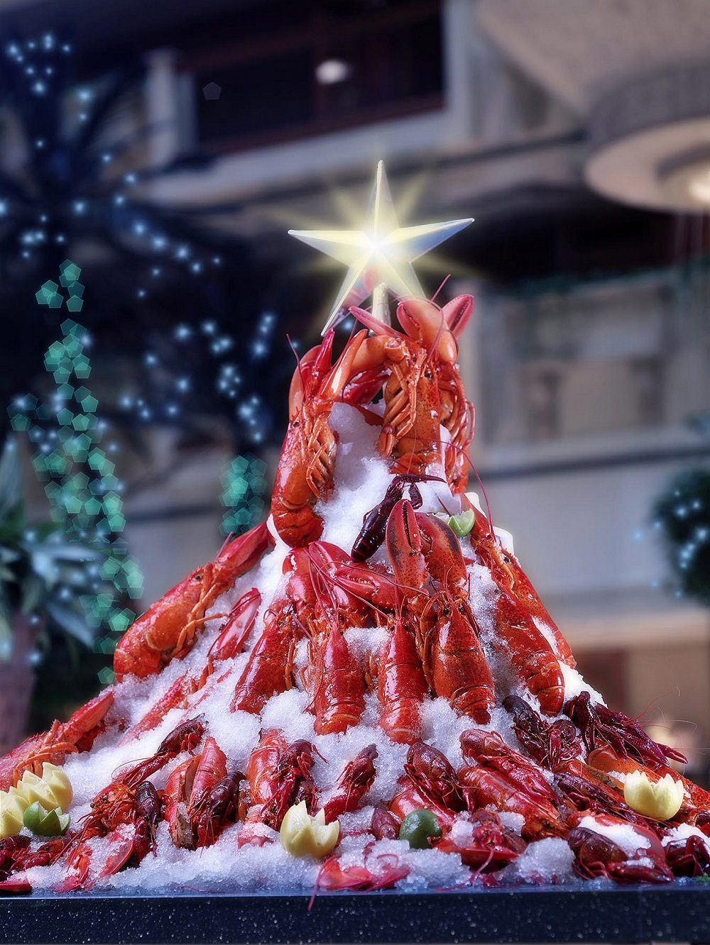 吸睛的波士頓龍蝦山——帝苑酒店聖誕自助餐