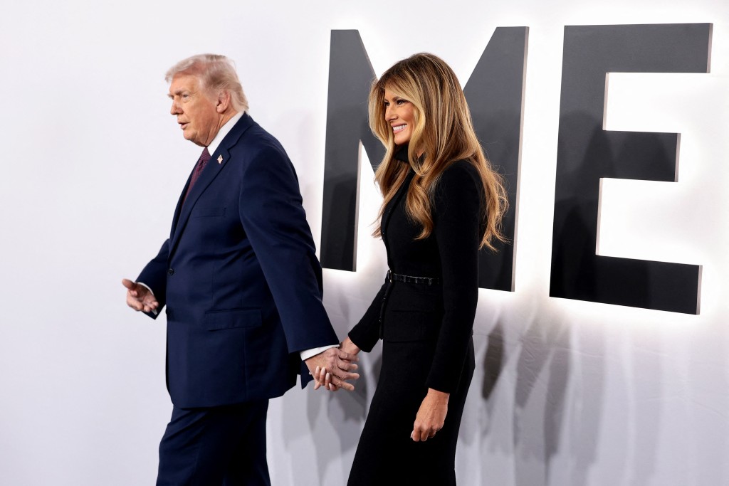 一部關於第一夫人梅拉尼婭的紀錄片《梅拉尼婭》(Melania)剛在甘迺迪中心首映。法新社 一部關於第一夫人梅拉尼婭的紀錄片《梅拉尼婭》(Melania)剛在甘迺迪中心首映。法新社