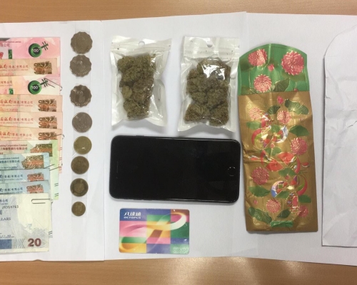 警方檢獲的部分證物。警方圖片