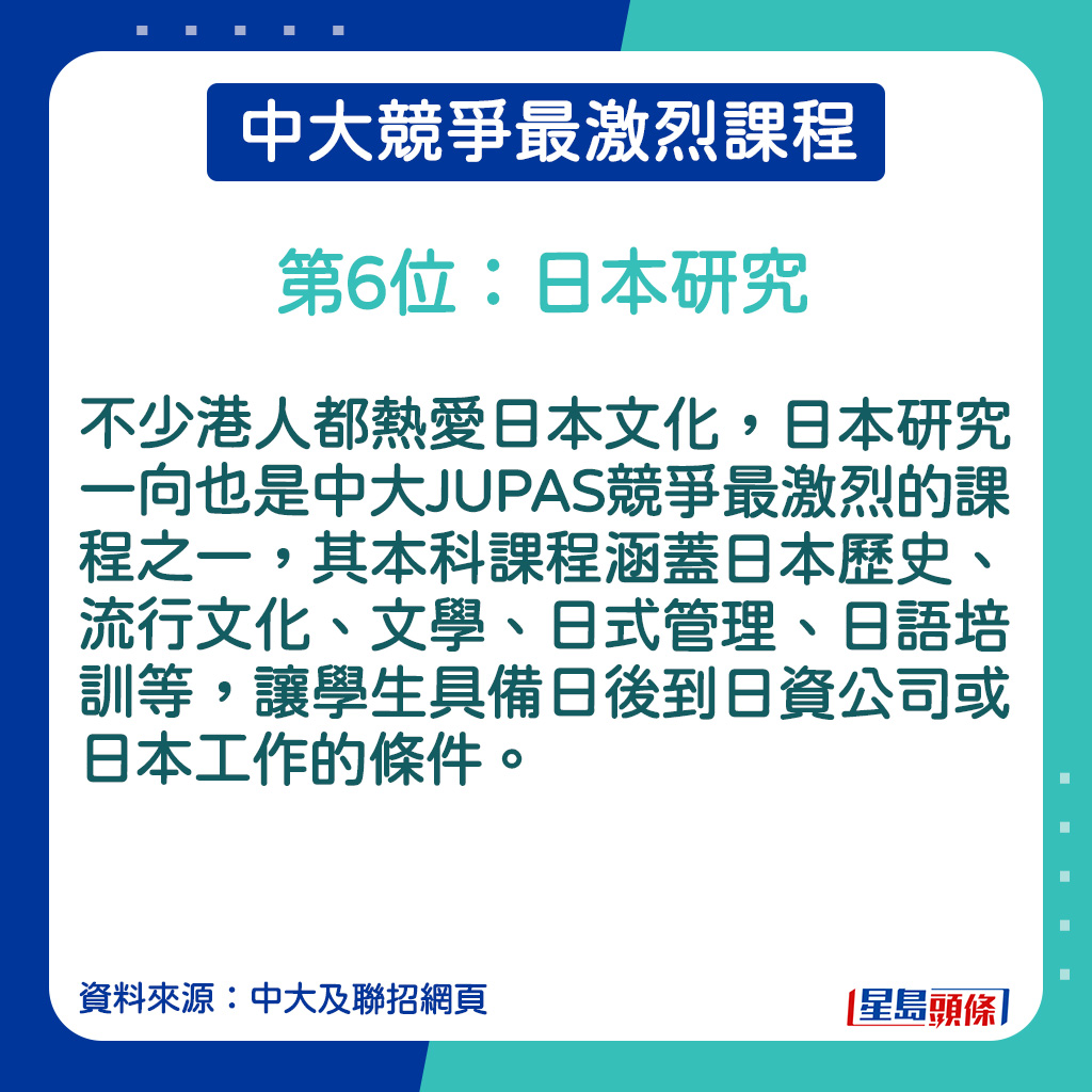 日本研究的课程简介。