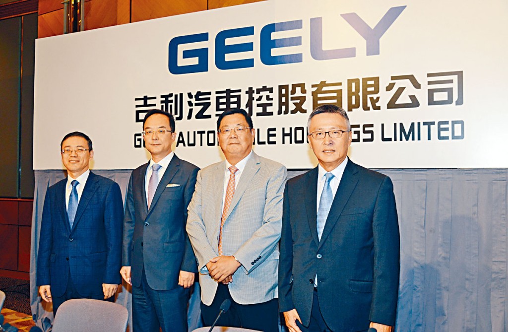 吉利汽车公布上月汽车销售数据，8月份共销售11.34万辆汽车，振年增12%。