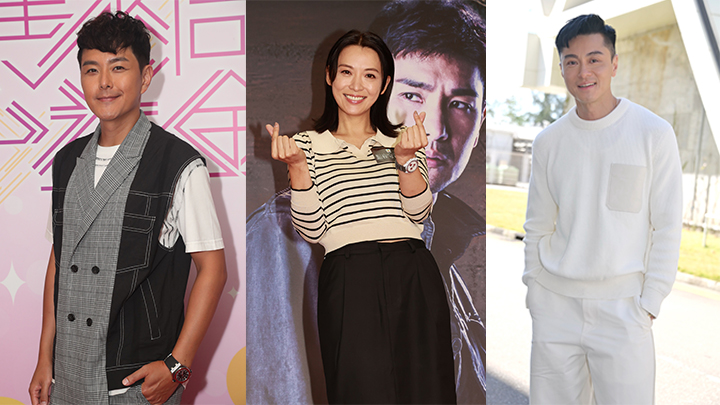 （左起）蕭正楠、陳煒及黃浩然並列近年台慶劇常用藝人第5位。