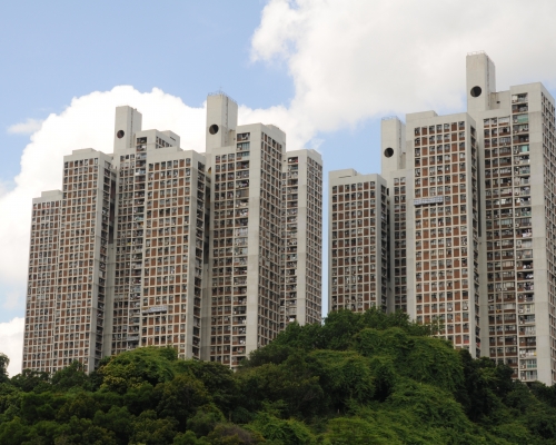 沙田穗禾苑有男子從高處墮下身亡。 資料圖片