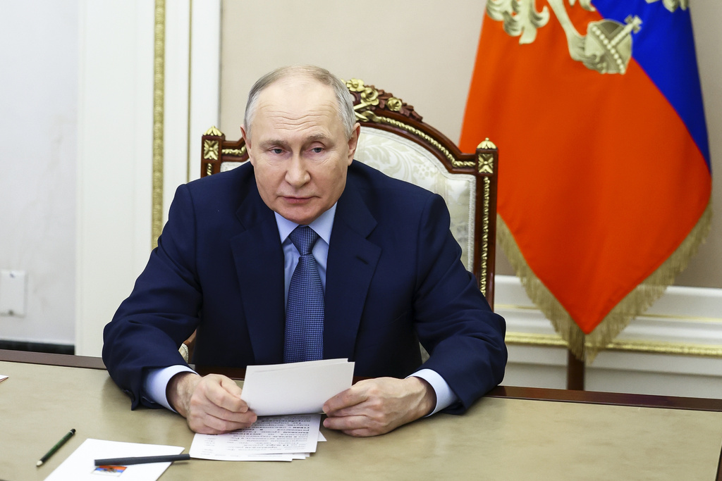 俄羅斯總統普京。美聯社