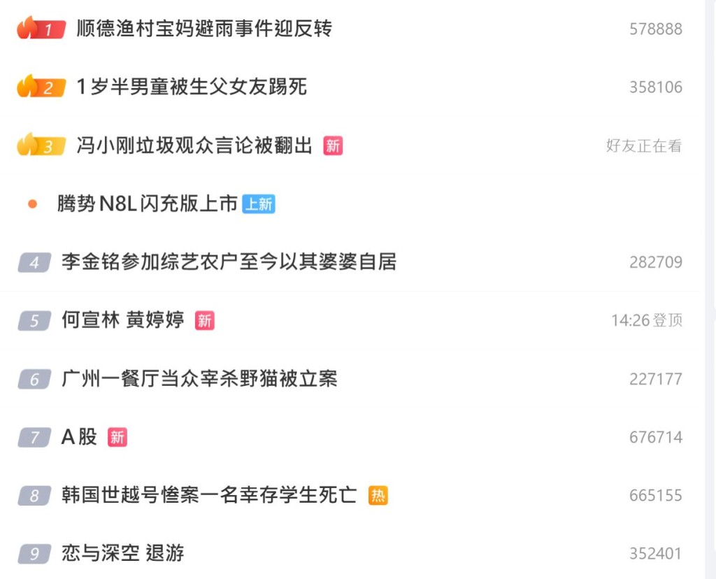 事件一度成为热搜首位。
