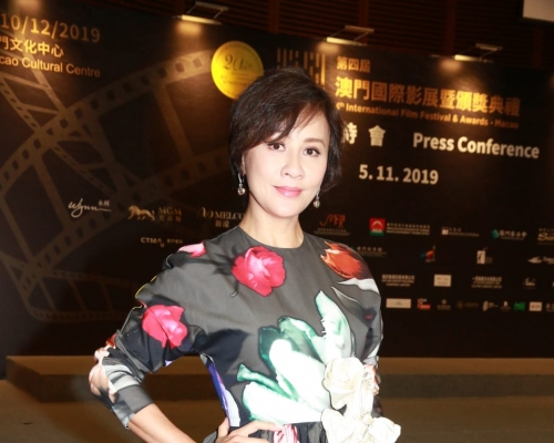 劉嘉玲出席澳門國際影展暨頒獎禮。