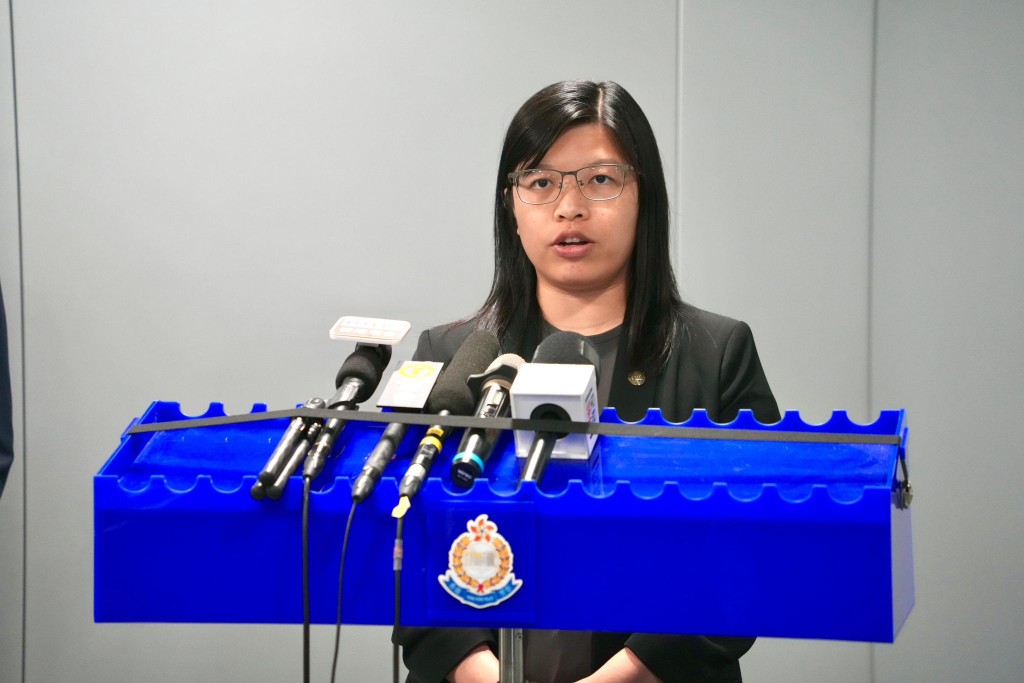 警方財富情報及調查科高級督察申文燕。 警方財富情報及調查科高級督察申文燕。