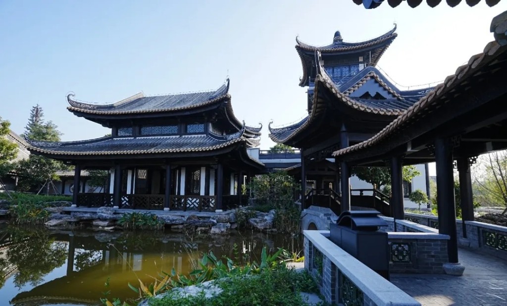 廣州好去處｜ 7. 廣州市文化館（新館） 廣繡園建築以廣府典型的府宅園林為藍本。（圖：微信@廣州市文化館）