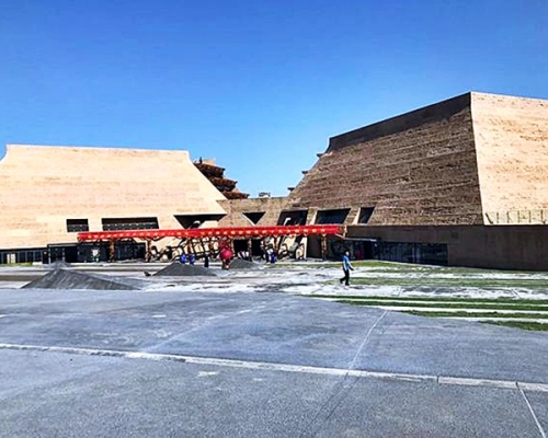 昭君博物馆工程仅三个月就完成。网图