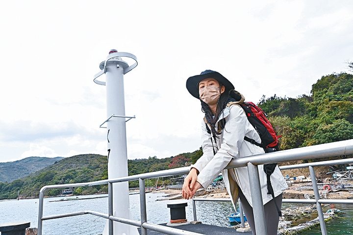 雖不建議大家到訪長索島燈塔,仍可在鹿頸碼頭拍照留念。