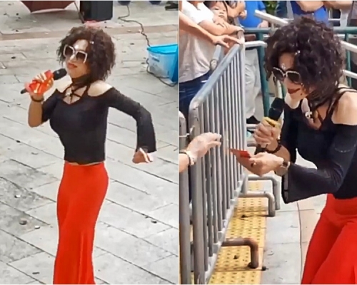 facebook群組「踢走色情大媽歌舞搵食團」影片截圖