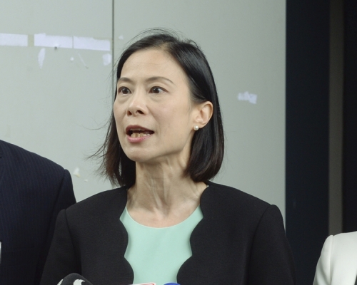 陳曼琪（圖）與鄭若驊進行電話會議。資料圖片