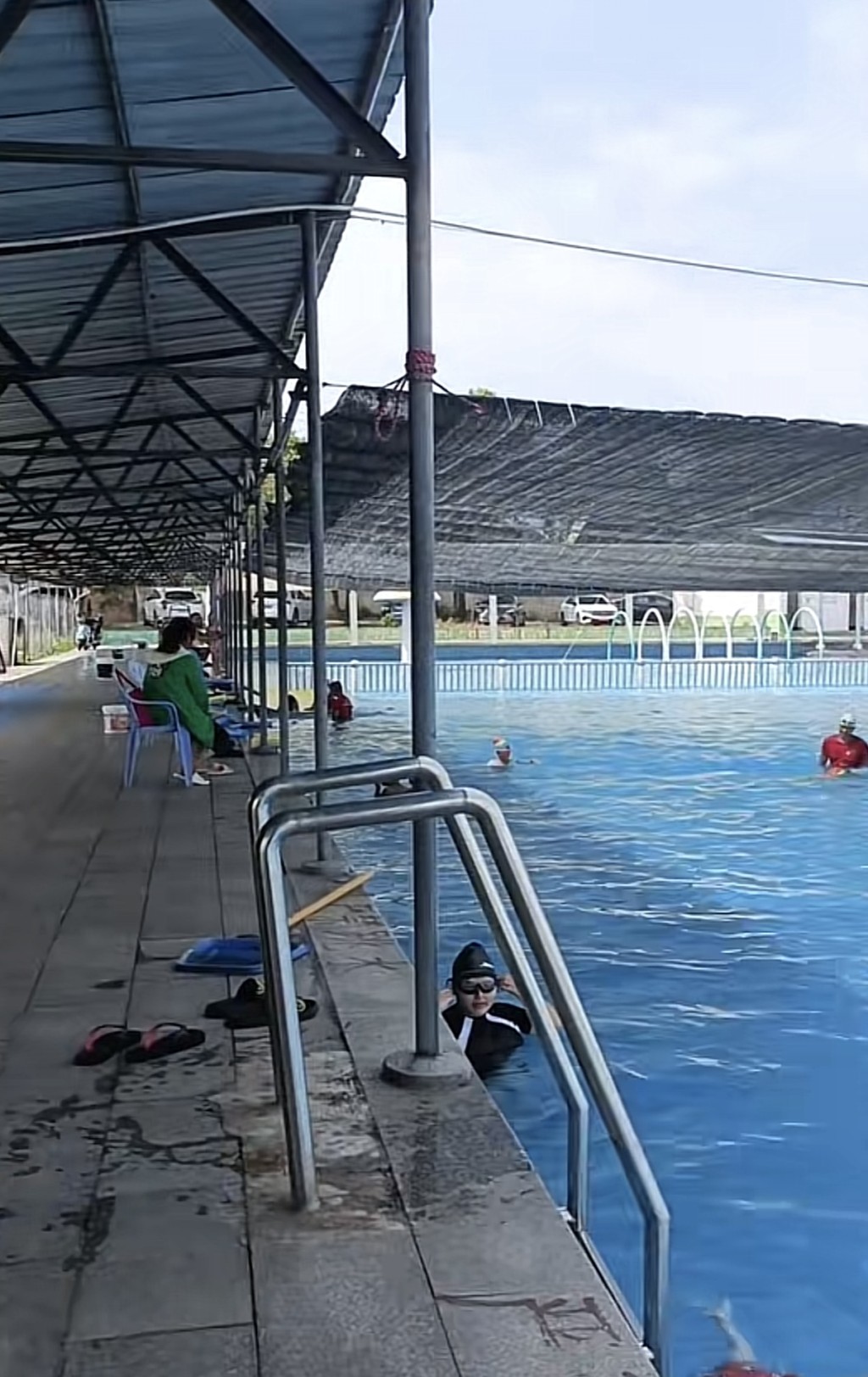 湖南10歲男童在游泳池觸電身亡。抖音@汨羅市東南雙岸游泳館 湖南10歲男童在游泳池觸電身亡。抖音@汨羅市東南雙岸游泳館