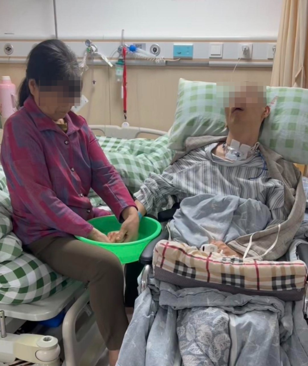 受害人遇袭后成植物人，需终生护理。