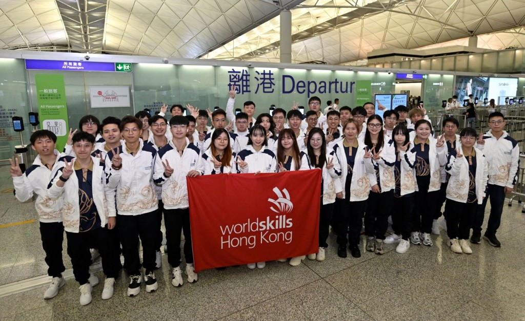 香港队今年于「2024年里昂世界技能大赛」的参赛人数及项目均是历届最多。