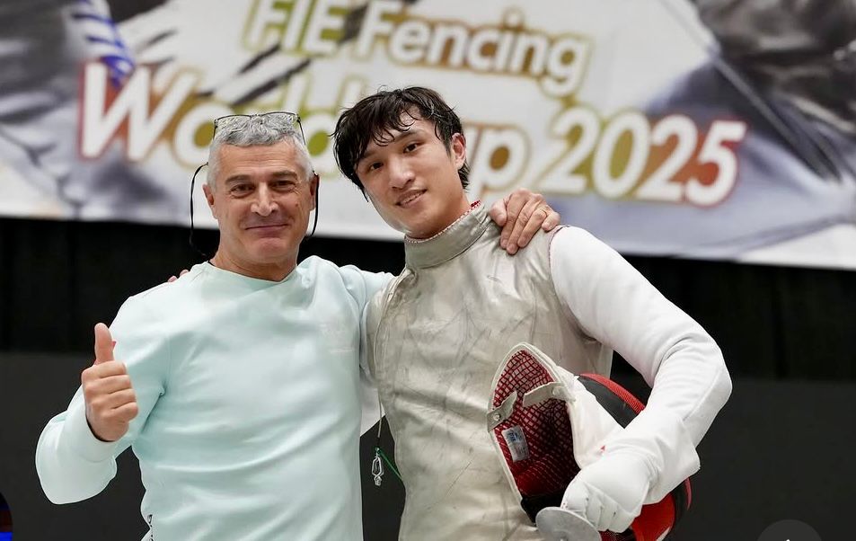 Ryan有現時的成就，意籍教練Maurizio居功至偉。FIE圖