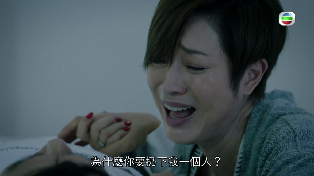 陳法蓉表示導演喺現場睇到抹眼淚。