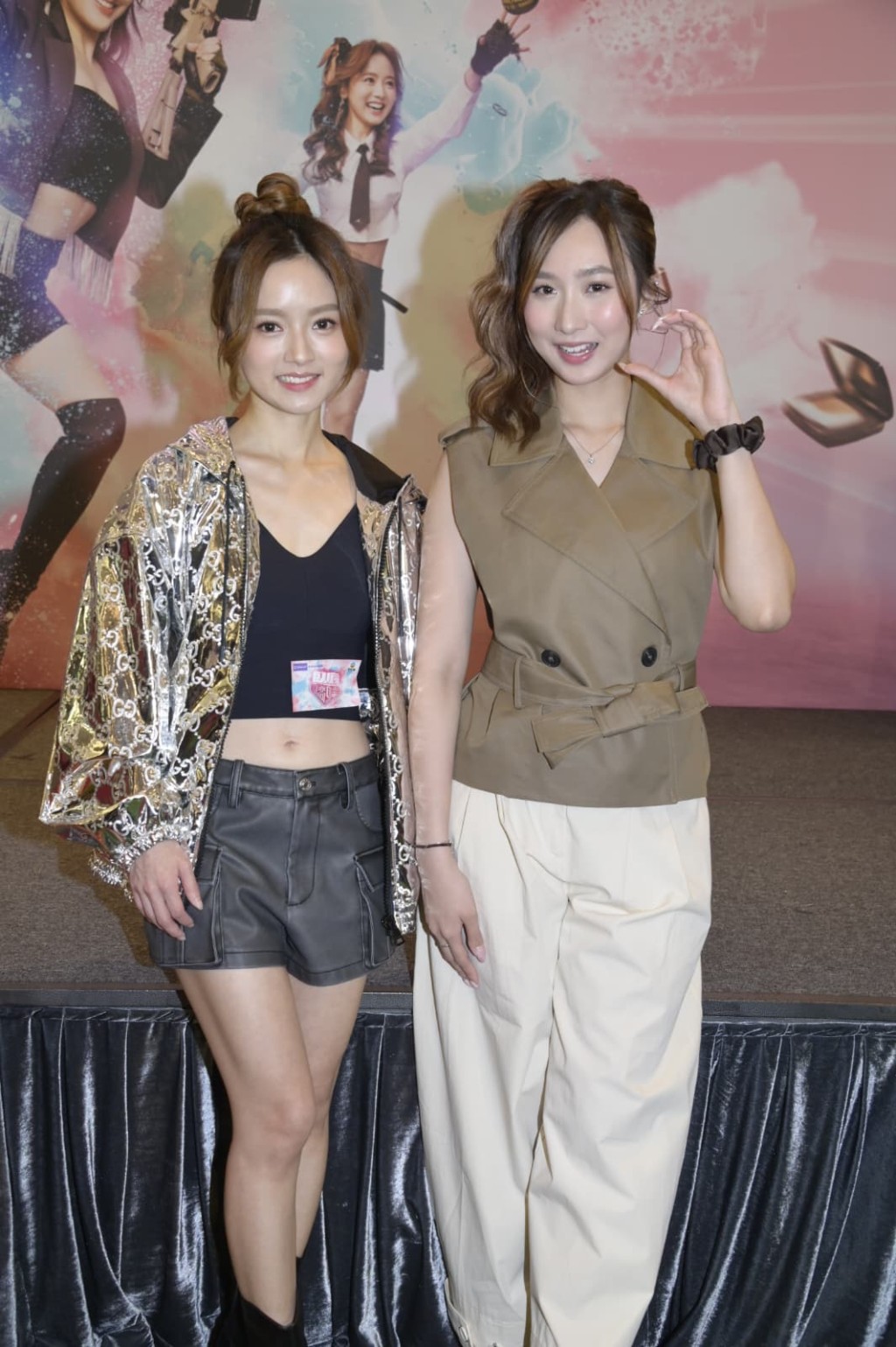 谈到白色情人节，钟柔美对感情事“落闸”，称不多谈私人事。