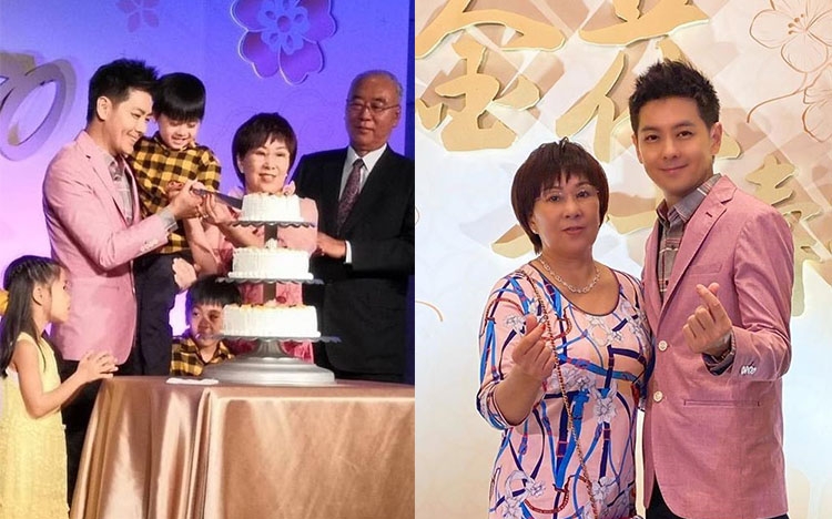 林志穎母親70歲壽宴,一家人傳遞愛心,幫助有需要的人,完成媽媽多年做公益事的心願。
