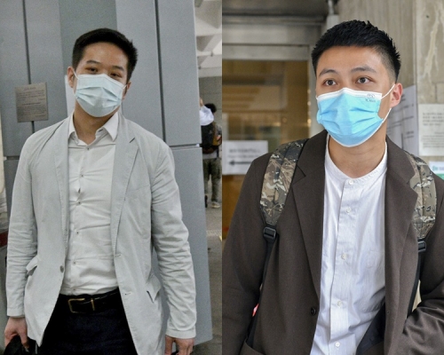 洪志傑(左)選舉呈請被駁回,右圖為李予信。資料圖片