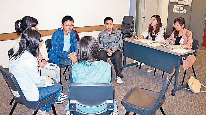 同學可透過模擬面試活動,累積面試經驗。