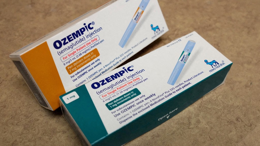 諾和諾德糖尿病注射藥物Ozempic也被用作減肥藥物。 路透社
