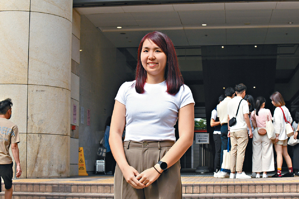 ■港大學生會前會長孫曉嵐。