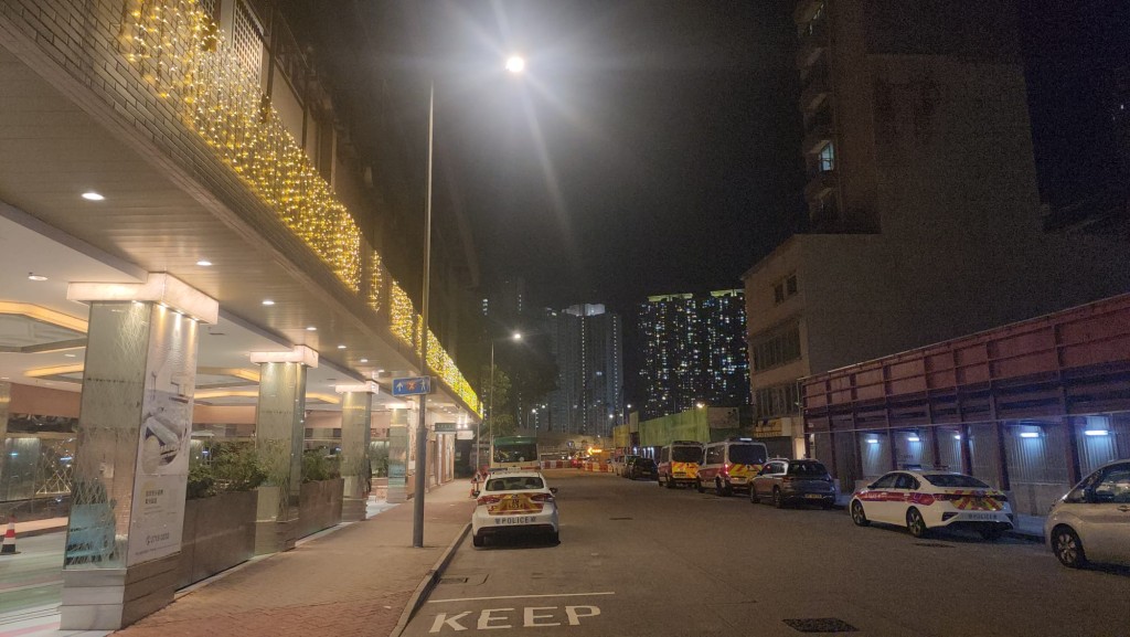 現場為沙浦道一間酒店。黎志偉攝 現場為沙浦道一間酒店。黎志偉攝