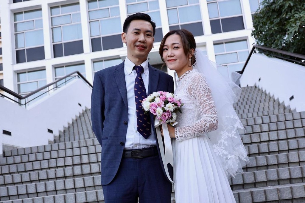 赵嘉韵与老公2021年结婚。
