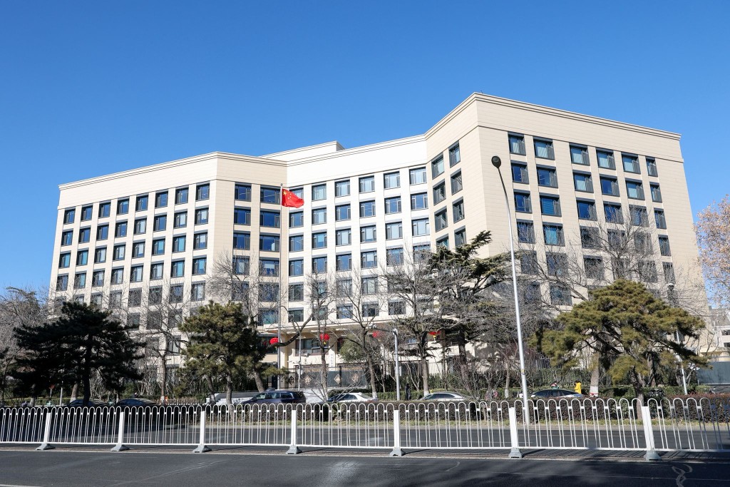 中共中央港澳工作办公室、国务院港澳事务办公室新大楼。中共中央港澳工作办公室