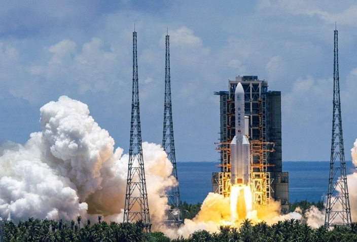 「天問一號」去年7月23日升空。(新華圖片) 「天問一號」去年7月23日升空。(新華圖片)