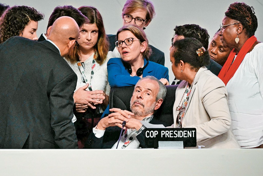 巴西貝倫氣候大會主席多拉戈上周六聽取各顧問意見。  