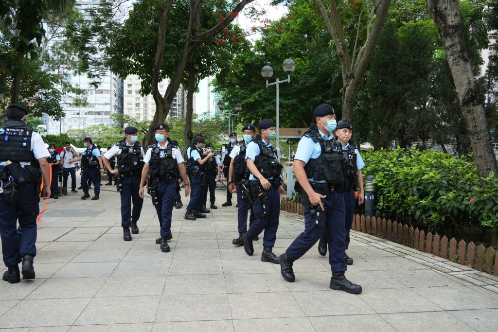 萧泽颐表示警方会确保相关国庆活动能安全有序进行。资料图片