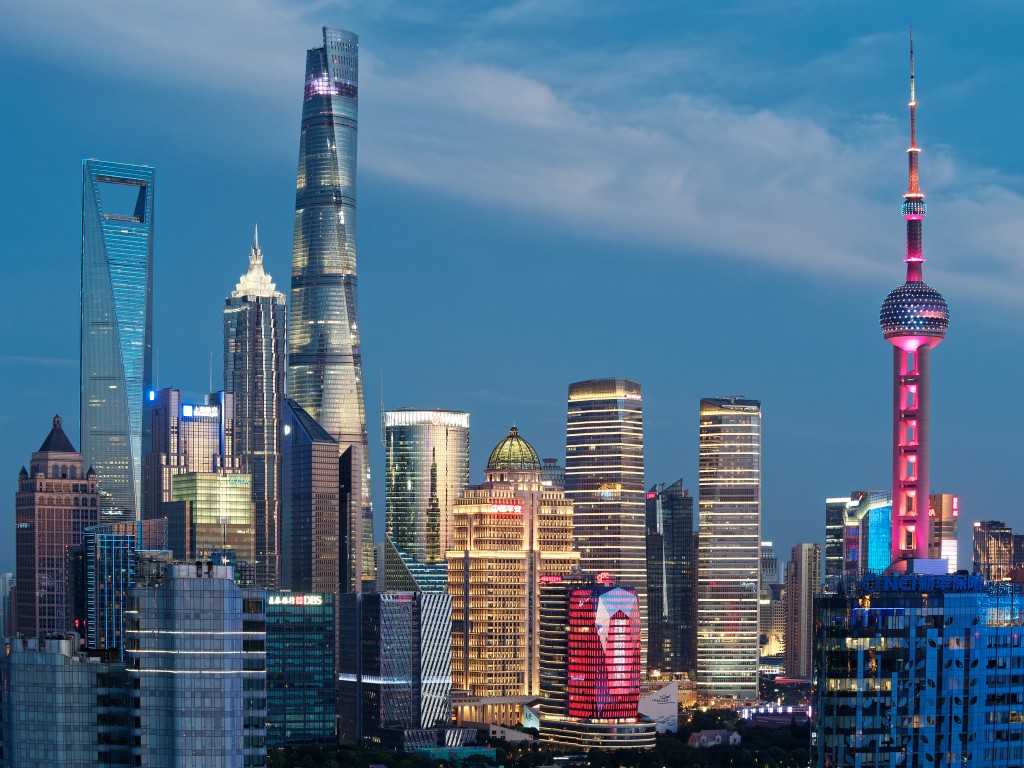 中國有5個城市入圍，上海排名第九，百萬富翁12.72萬名，與十年前相比暴增72%