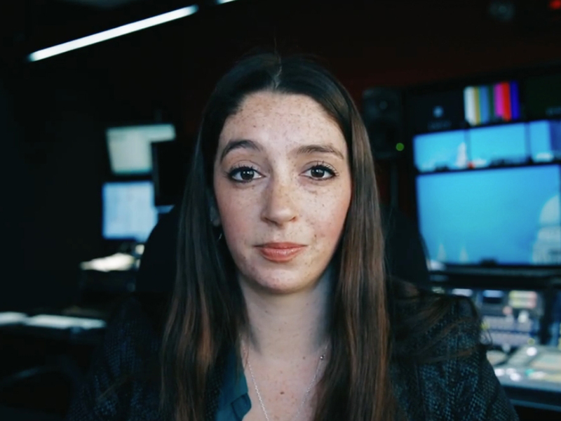 英国《金融时报》其中一名卧底女记者。（英国《金融时报》）