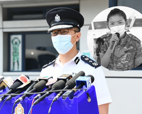 蕭澤頤昨日率領香港警方代表團前往深圳，提到林婉儀殉職一事。資料圖片