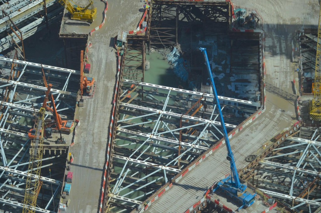 工人稱，地盤現時已停工。